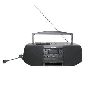 Vintage Sony CFD-S33 Boombox | CD Player & AM/FM Radio WORKS! | Mega Bass READ